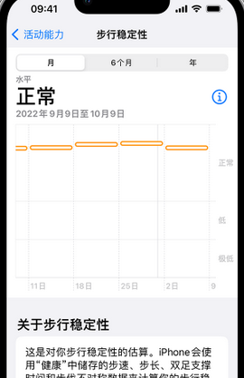 酒泉iPhone手机维修如何在iPhone开启'步行稳定性通知'