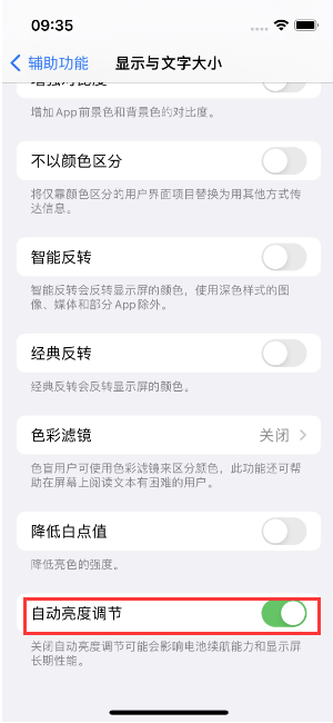 酒泉苹果15维修店分享iPhone 15 Pro系列屏幕亮度 